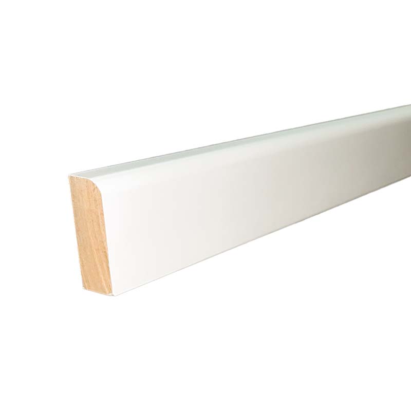 Alavalolista MDF 19×55 mm 2,75 m valkoinen - Image 2